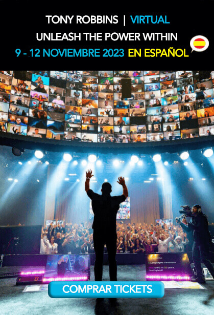 Tony Robbins 9 - 12 noviembre 2023 virtual en español