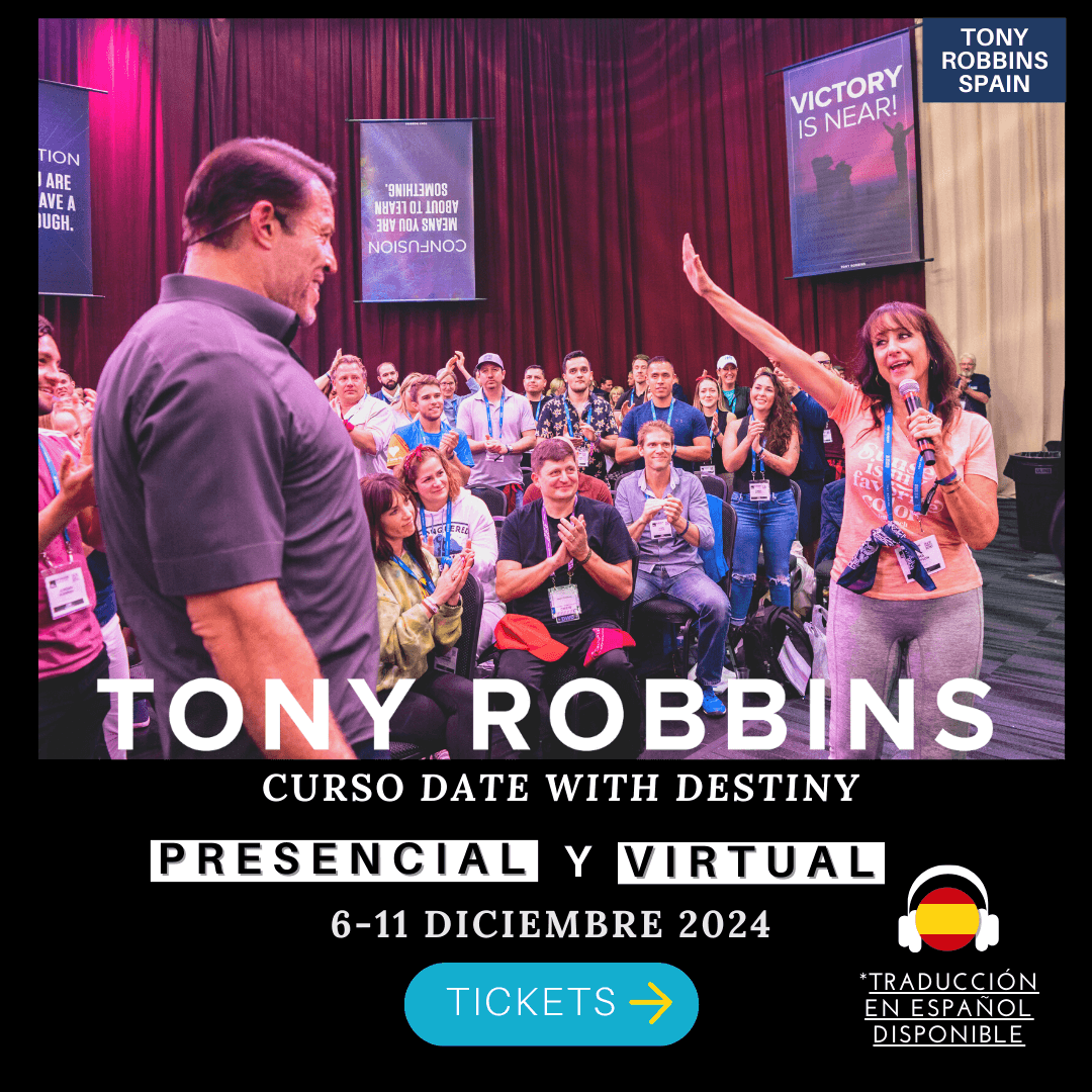 Tony Robbins curso Virtual en español Date with Destiny 2024