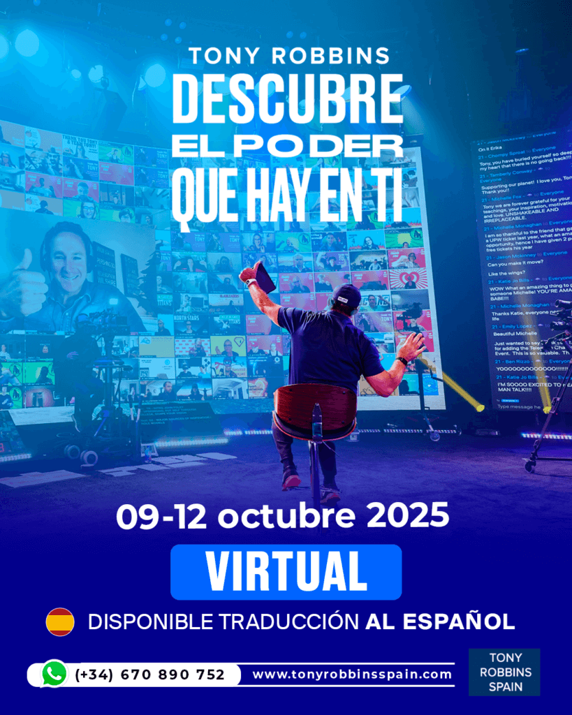 Tony Robbins en español curso UPW Virtual Descubre el Poder que hay en ti Tony Robbins en español curso UPW Virtual Descubre el Poder que hay en ti
