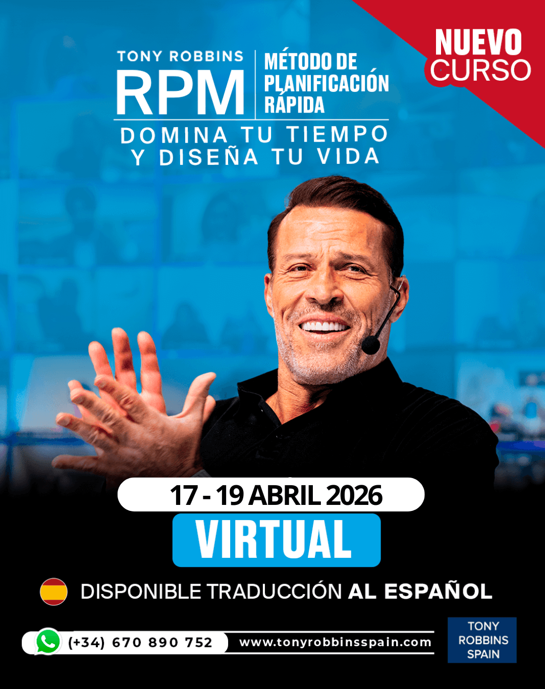 Método de Planificación Rápida (RPM) de Tony Robbins en español 2026