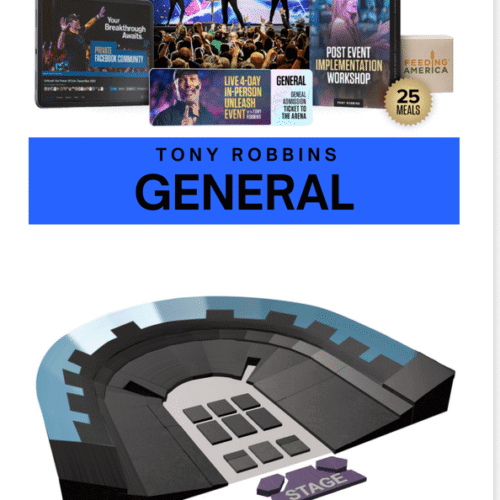 1 Ticket + 1 Gratis Curso Tony Robbins UPW 5-8 Nov 2026 Miami GENERAL en Inglés. (Puedes añadir traducción en español más adelante).