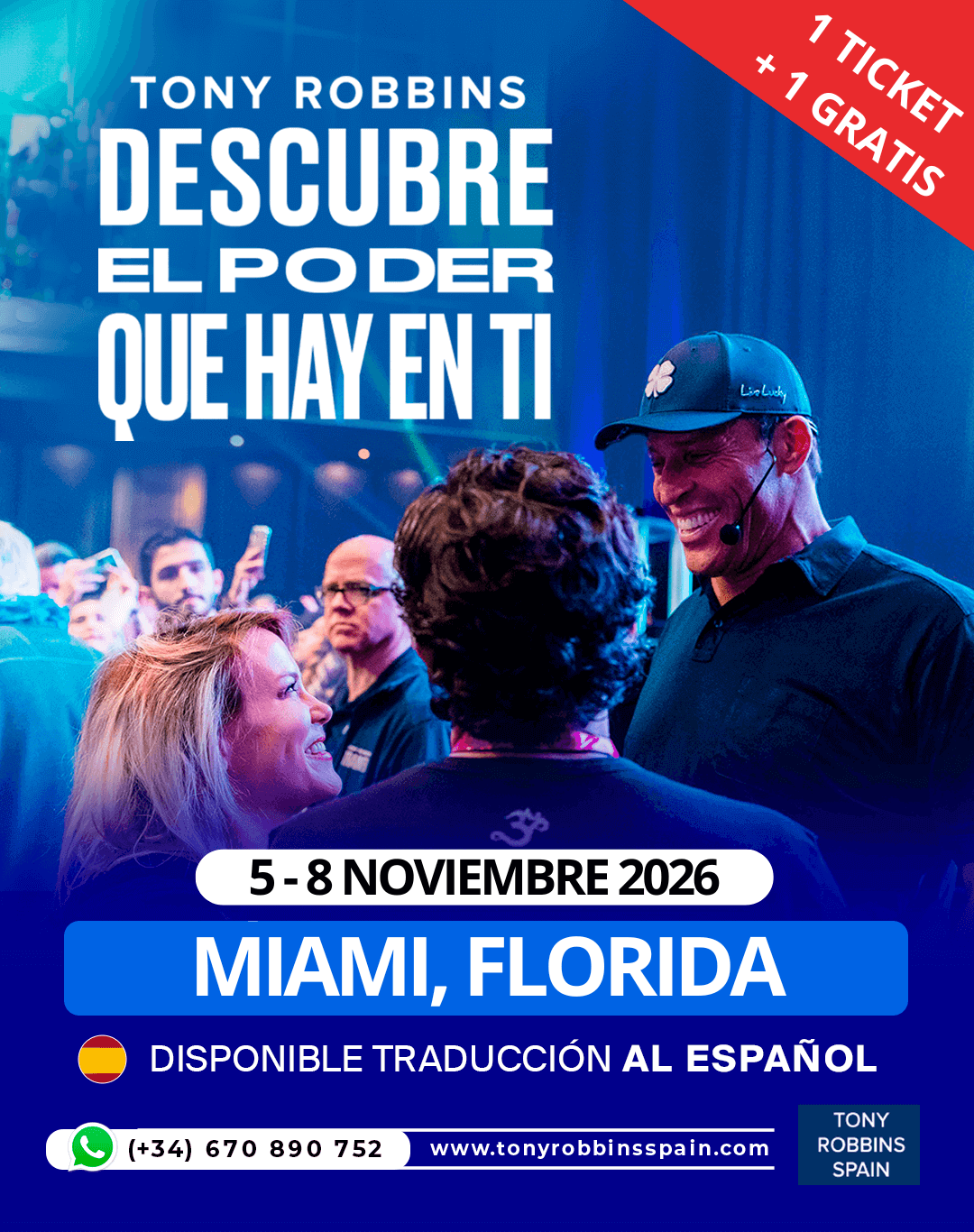 Tony Robbins UPW Miami en español 2026