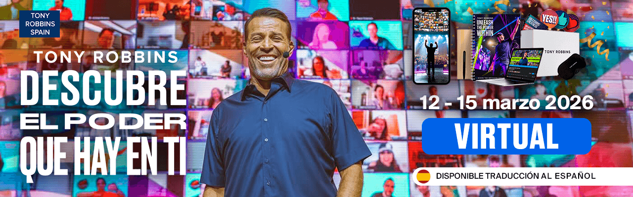 Tony Robbins en español curso UPW Virtual Descubre el Poder que hay en ti marzo 2026