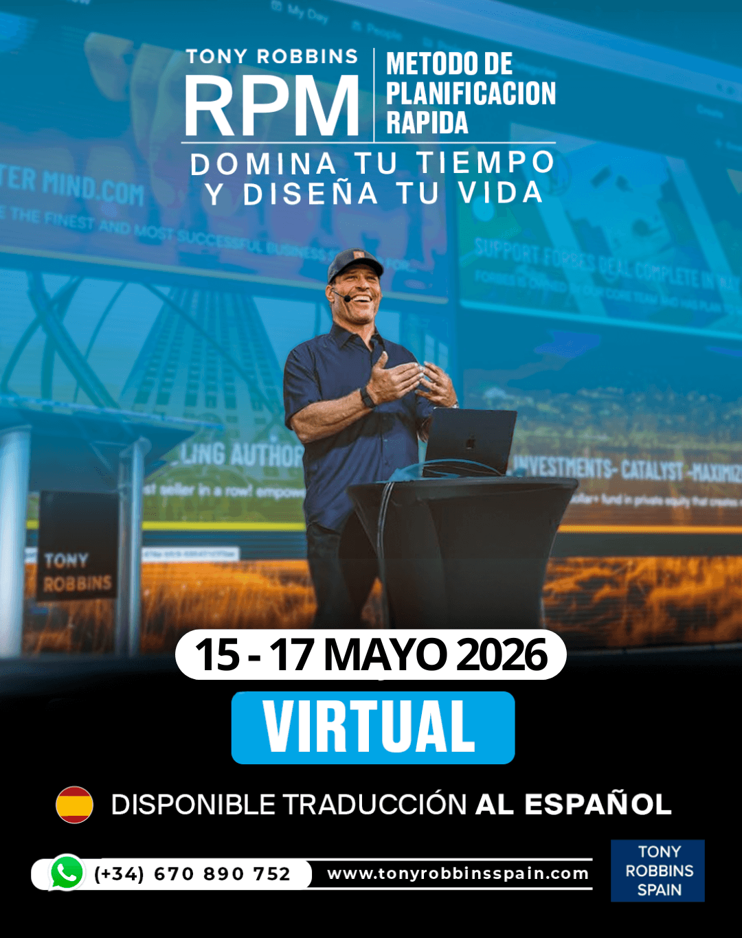 Curso RPM Rapid Method Plan con Tony Robbins en español