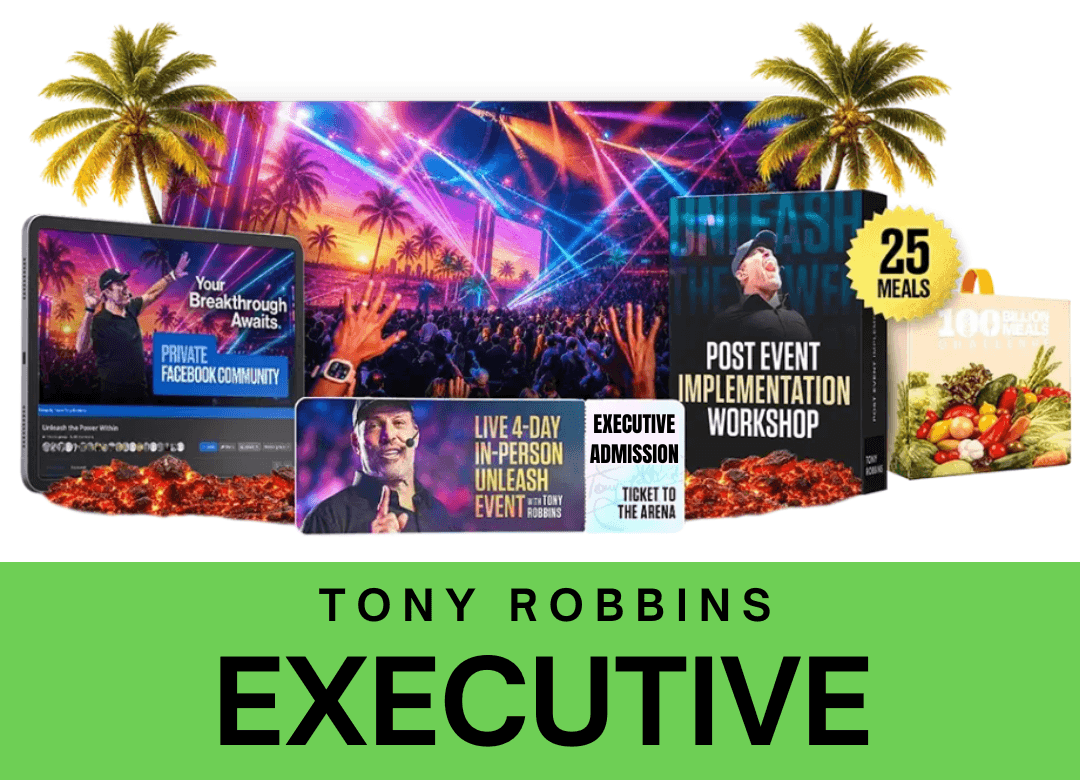 Tony Robbins Tickets en español curso Miami 2026 categoría Executive