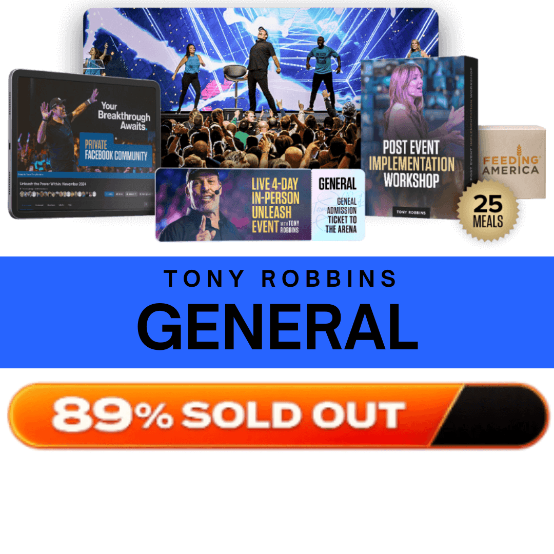Tony Robbins Tickets en español curso Miami 2026 categoría General