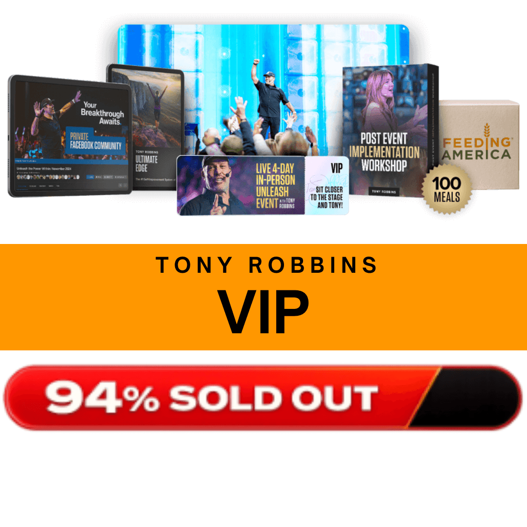 Tony Robbins Tickets en español curso Miami 2026 categoría VIP