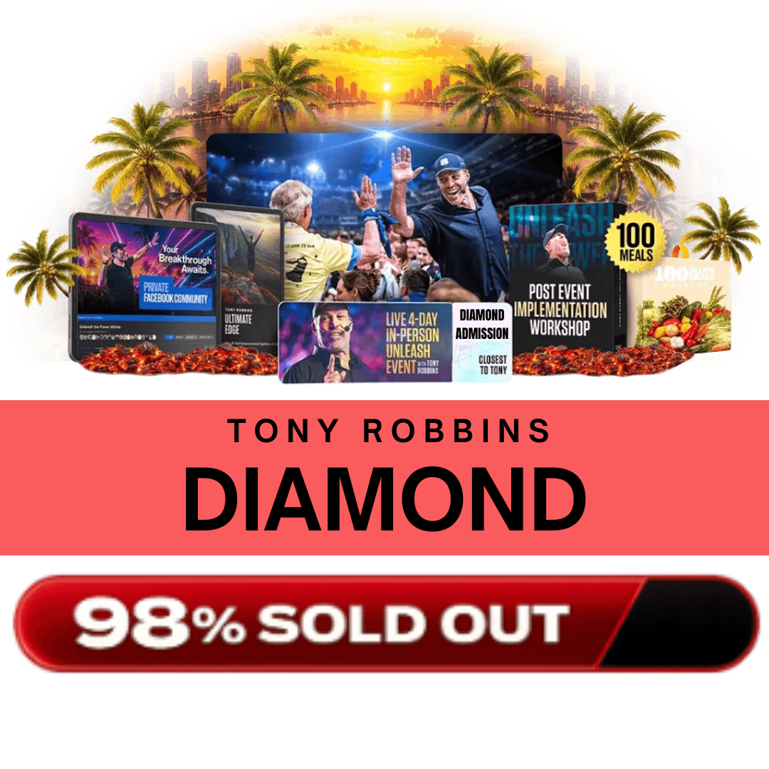 Tony Robbins Tickets en español curso Miami 2026 categoría DIAMOND